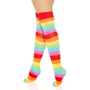 RAVE Festival thigh high socks